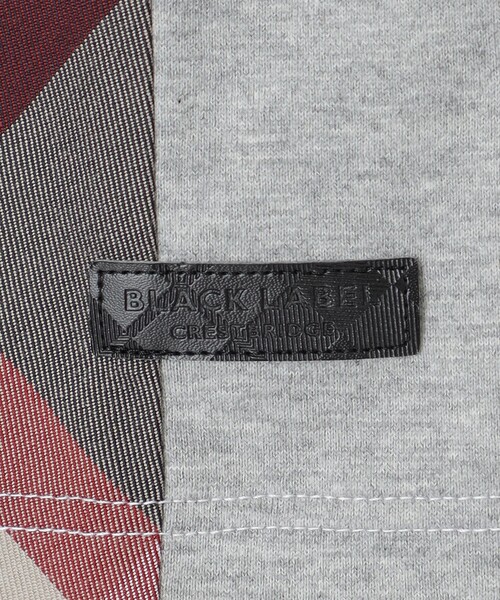 BLACK LABEL CRESTBRIDGE（ブラックレーベル・クレストブリッジ）の「【一部店舗限定】ストライプパッチワークTシャツ（Tシャツ/カットソー・メンズ・ネイビー/オフホワイト/ブラック・M/L/XL）」の6枚目の写真