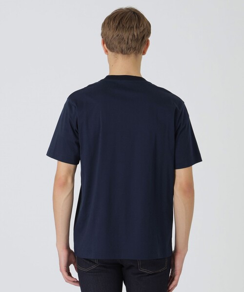 BLACK LABEL CRESTBRIDGE（ブラックレーベル・クレストブリッジ）の「【一部店舗限定】ストライプパッチワークTシャツ（Tシャツ/カットソー・メンズ・ネイビー/オフホワイト/ブラック・M/L/XL）」の10枚目の写真