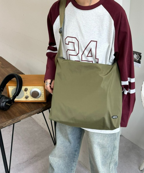 CIAOPANIC TYPY（チャオパニックティピー）の「【asis】ナイロンボディバッグ（ボディバッグ/ウエストポーチ・メンズ・ブラック/カーキ・ONE SIZE）」の9枚目の写真