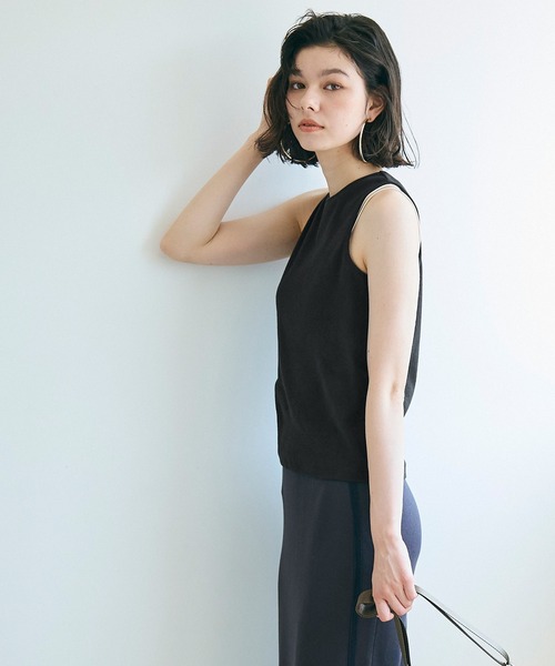coca（coca）（コカ）の「【WEB限定セール】アメスリクルーネックタンクトップ（タンクトップ・レディース・ブラック/A/B/ライトグレー・S/M/L）」の15枚目の写真