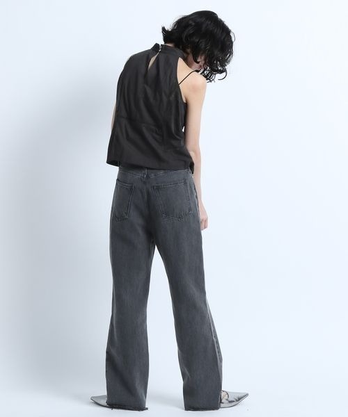 eL（エル）の「【eL】 Panel Lace Halterneck Shirt/125344（シャツ/ブラウス・レディース・オフホワイト/ブラック・FREE）」の11枚目の写真