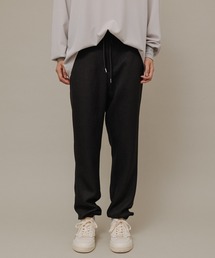 【ZOZO限定】ウォッシャブル ツイード クロップド ジョガーパンツ / イージーケア / 抗ピリング / LANATEC / ユニセックス ≪Made by ZOZO≫