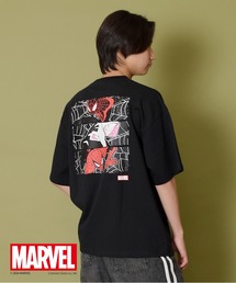 GLAZOS | 【大人向けサイズあり】【MARVEL】スパイダーマン/バックプリントビッグTシャツ(Tシャツ/カットソー)