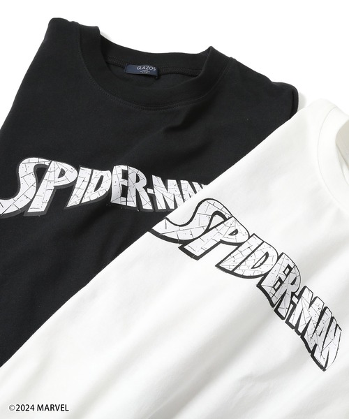 GLAZOS(グラソス)の「【大人向けサイズあり】【MARVEL】スパイダーマン/バックプリントビッグTシャツ(Tシャツ/カットソー・キッズ・ブラック/ホワイト・LL/L/M/S)」の7枚目の写真