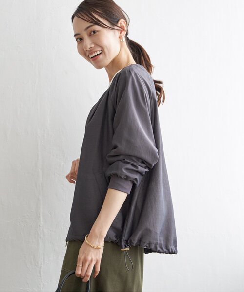 ikka（イッカ）の「【雑誌InRed web10月号掲載】ライトブルゾン