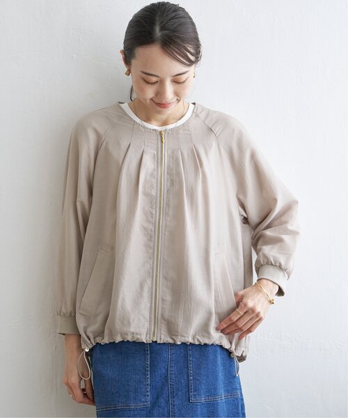 【セール】【雑誌InRed web10月号掲載】ライトブルゾン(ブルゾン)|ikka(イッカ) 【セール】【雑誌InRed web10月号掲載】ライトブルゾン(ブルゾン)|ikka(イッカ)