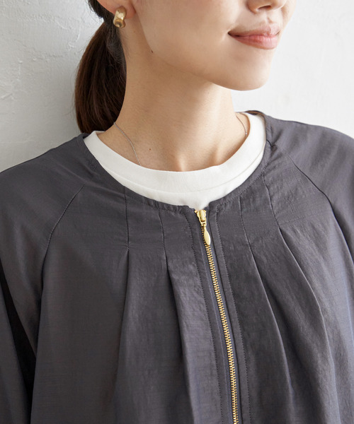 【セール】【雑誌InRed web10月号掲載】ライトブルゾン(ブルゾン)|ikka(イッカ) 【セール】【雑誌InRed web10月号掲載】ライトブルゾン(ブルゾン)|ikka(イッカ)