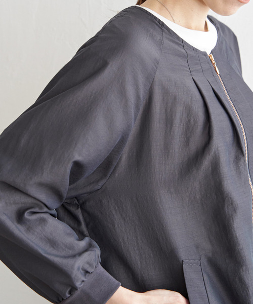 【セール】【雑誌InRed web10月号掲載】ライトブルゾン(ブルゾン)|ikka(イッカ) 【セール】【雑誌InRed web10月号掲載】ライトブルゾン(ブルゾン)|ikka(イッカ)