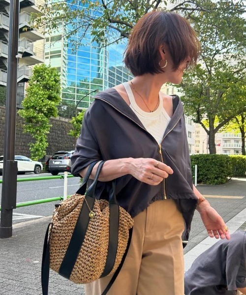 【セール】【雑誌InRed web10月号掲載】ライトブルゾン(ブルゾン)|ikka(イッカ) 【セール】【雑誌InRed web10月号掲載】ライトブルゾン(ブルゾン)|ikka(イッカ)