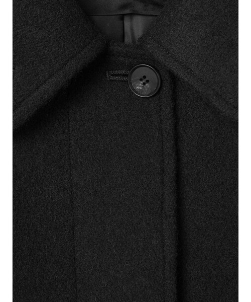 mizuiroind（ミズイロインド）の「mizuiro ind ウールブレンド バルマカーン コート（その他アウター・レディース・ブラック/チャコールグレー/ライトグレー/ネイビー・FREE）」の9枚目の写真