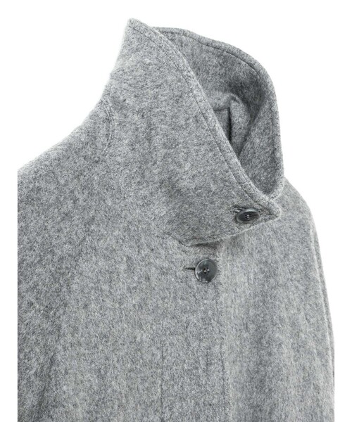 mizuiroind（ミズイロインド）の「mizuiro ind ウールブレンド バルマカーン コート（その他アウター・レディース・ブラック/チャコールグレー/ライトグレー/ネイビー・FREE）」の19枚目の写真