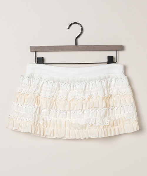 eL（エル）の「【eL】Frill Frill Mini Skirt/142529（スカート）」 - WEAR