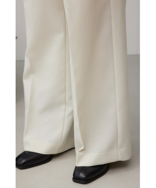 AZUL by moussy（アズールバイマウジー）の「リネンライクワイドハイウエストサロペット（つなぎ/オールインワン・レディース・アイボリー/ブラック・SMALL/MEDIUM）」の15枚目の写真