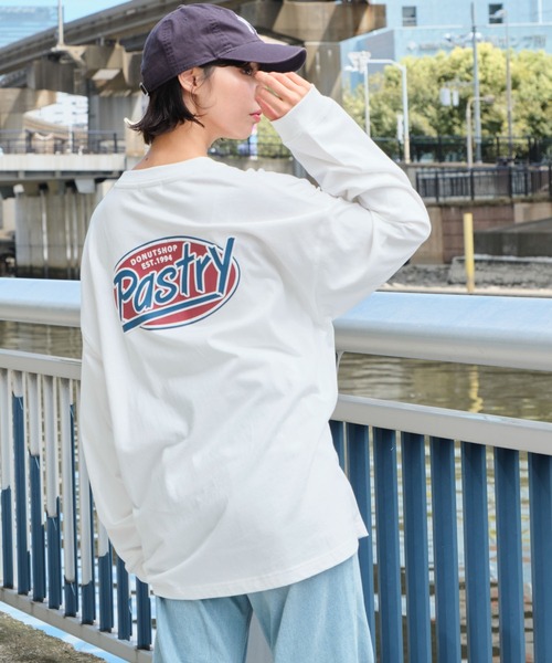 WEGO（ウィゴー）の「WEGO/サークルロゴBIG T（Tシャツ/カットソー・メンズ・ライトグレー/ホワイト/ダークグリーン/ブルー・LARGE/MEDIUM）」の2枚目の写真