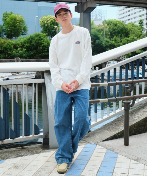 WEGO（ウィゴー）の「WEGO/サークルロゴBIG T（Tシャツ/カットソー・メンズ・ライトグレー/ホワイト/ダークグリーン/ブルー・LARGE/MEDIUM）」の5枚目の写真