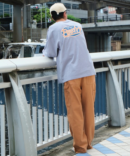 WEGO（ウィゴー）の「WEGO/サークルロゴBIG T（Tシャツ/カットソー・メンズ・ライトグレー/ホワイト/ダークグリーン/ブルー・LARGE/MEDIUM）」の6枚目の写真