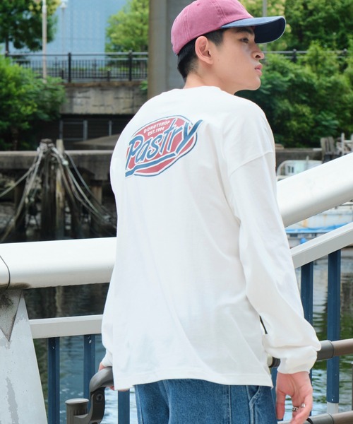 WEGO（ウィゴー）の「WEGO/サークルロゴBIG T（Tシャツ/カットソー・メンズ・ライトグレー/ホワイト/ダークグリーン/ブルー・LARGE/MEDIUM）」の22枚目の写真