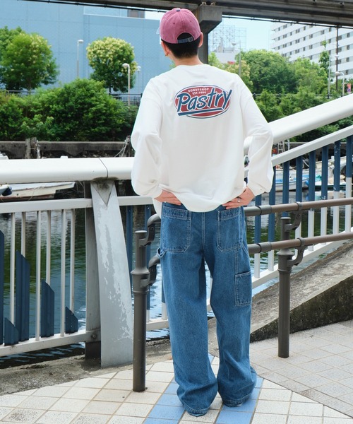 WEGO（ウィゴー）の「WEGO/サークルロゴBIG T（Tシャツ/カットソー・メンズ・ライトグレー/ホワイト/ダークグリーン/ブルー・LARGE/MEDIUM）」の19枚目の写真