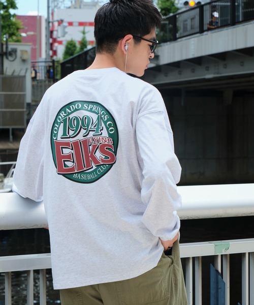WEGO（ウィゴー）の「WEGO/サークルロゴBIG T（Tシャツ/カットソー・メンズ・ライトグレー/ホワイト/ダークグリーン/ブルー・LARGE/MEDIUM）」の16枚目の写真