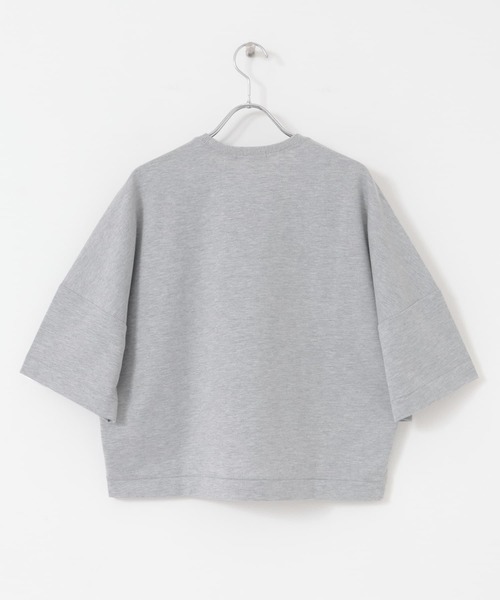 EKAL(エカル)の「コクーンシルエットTシャツ(Tシャツ/カットソー・レディース・オフホワイト/グレー・ONE)」の15枚目の写真