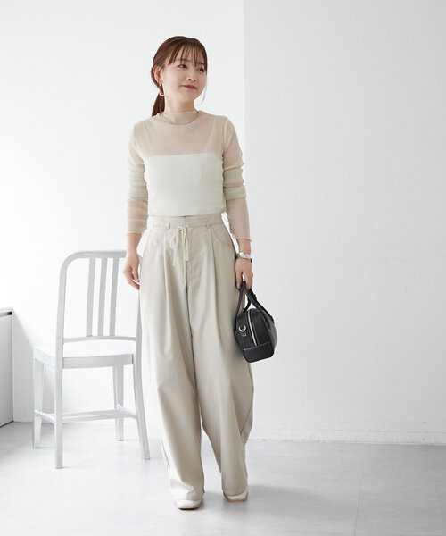 mystic - 新品misticポンチョ、パンツ セール】リボンスラックス（その他パンツ）｜mystic