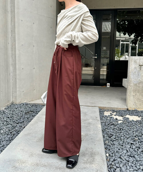 mystic - 新品misticポンチョ、パンツ セール】リボンスラックス（その他パンツ）｜mystic