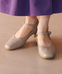 【Made in Japan】【卑弥呼】[撥水]3.5cmヒールストラップパンプス/605001