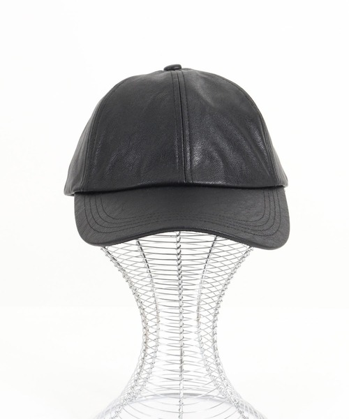 有名な高級ブランド Synthetic mko12301-Washable Leather キャップ（キャップ Cap トップス