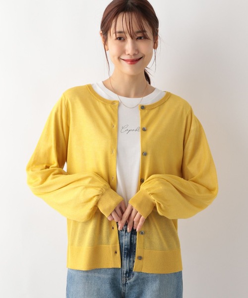 GLOBAL WORK(グローバルワーク)の「MATINEE LINE/レヴィータクルーカーディガン/138842(カーディガン/ボレロ・レディース・ブラック/アイボリー/ネイビー/マスタード・LARGE/MEDIUM)」の22枚目の写真