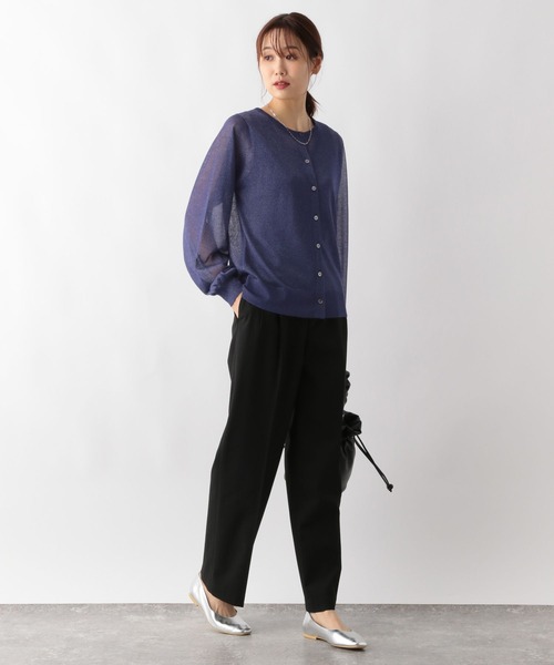 GLOBAL WORK(グローバルワーク)の「MATINEE LINE/レヴィータクルーカーディガン/138842(カーディガン/ボレロ・レディース・ブラック/アイボリー/ネイビー/マスタード・LARGE/MEDIUM)」の15枚目の写真