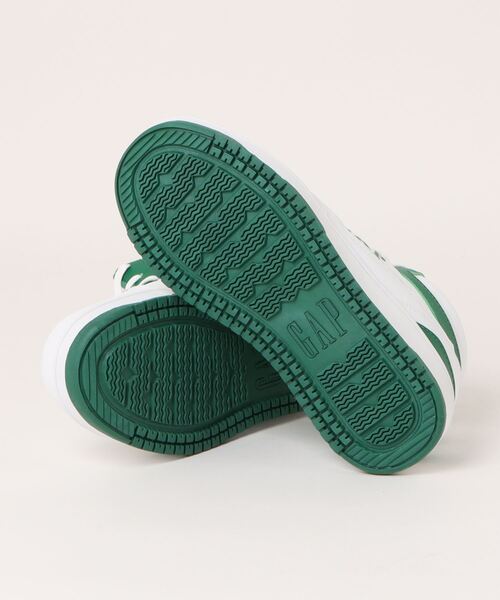 GAP(ギャップ)の「【GAP】 ハイカットスニーカー(スニーカー・レディース・ホワイト×グリーン/ブラック/ホワイト×グレー/ダークグレー/ベージュ/ホワイト×ブルー/ブラック×グレー・23.0cm/24.0cm/25.0cm)」の9枚目の写真