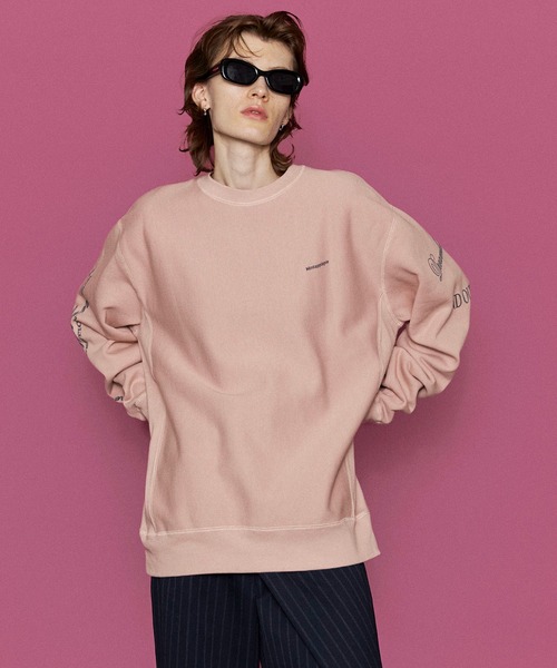 MAISON SPECIAL(メゾンスペシャル)の「Oversize Sweatshirt/オーバーサイズスウェット(スウェット・レディース・ブラック/グレー/ホワイト/ピンク・FREE)」の4枚目の写真