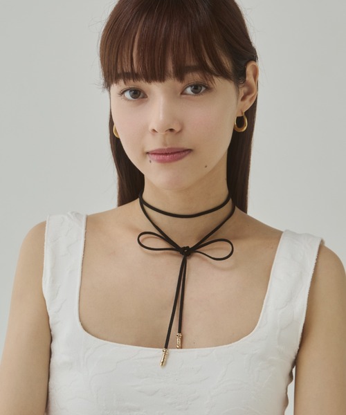 ciite'（シーテ）の「2way シンプルコードチョーカー（チョーカー・レディース・シルバー/ゴールド/キャメル/ブラウン/ゴールド系その他/シルバー系その他・FREE）」の6枚目の写真