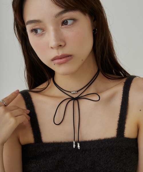 ciite'（シーテ）の「2way シンプルコードチョーカー（チョーカー・レディース・シルバー/ゴールド/キャメル/ブラウン/ゴールド系その他/シルバー系その他・FREE）」の4枚目の写真