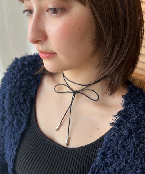 ciite'（シーテ）の「2way シンプルコードチョーカー（チョーカー・レディース・シルバー/ゴールド/キャメル/ブラウン/ゴールド系その他/シルバー系その他・FREE）」の7枚目の写真