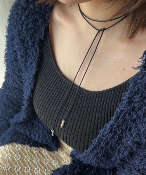 ciite'（シーテ）の「2way シンプルコードチョーカー（チョーカー・レディース・シルバー/ゴールド/キャメル/ブラウン/ゴールド系その他/シルバー系その他・FREE）」の8枚目の写真