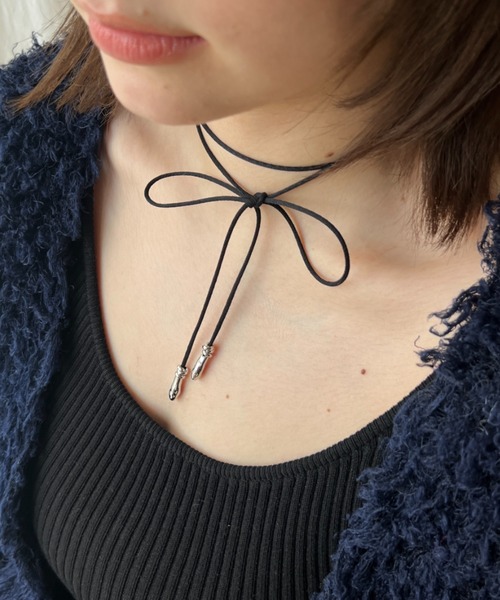 ciite'（シーテ）の「2way シンプルコードチョーカー（チョーカー・レディース・シルバー/ゴールド/キャメル/ブラウン/ゴールド系その他/シルバー系その他・FREE）」の11枚目の写真