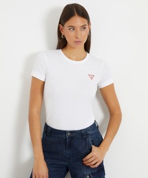 Guess | SS Cn Mini Triangle Tee 半袖 Tシャツ レディース(Tシャツ/カットソー)