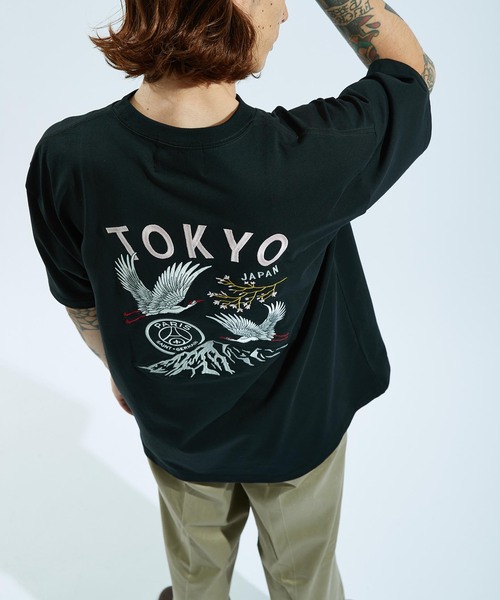 PARIS SAINT-GERMAIN(パリサンジェルマン)の「【Paris Saint-Germain / パリ・サン=ジェルマン】 JP Tsuru embroidery TEE(Tシャツ/カットソー・メンズ・ホワイト/ブラック・LARGE/X-LARGE/MEDIUM)」の12枚目の写真
