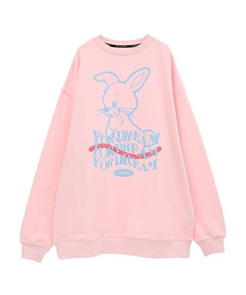 Candy Stripper(キャンディストリッパー)の「CANDYS BUNNY SWEAT ワンピース(スウェット・レディース・ブラック/ヘザーグレー/ピンク/オフホワイト・2)」の16枚目の写真