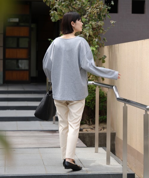 Bou Jeloud（ブージュルード）の「【36-40サイズ展開あり】ゆるっとHAKIYASE抗菌・防臭（その他パンツ・レディース・ブラック/ピンク/ブルー/オフホワイト・36/40/38）」の10枚目の写真