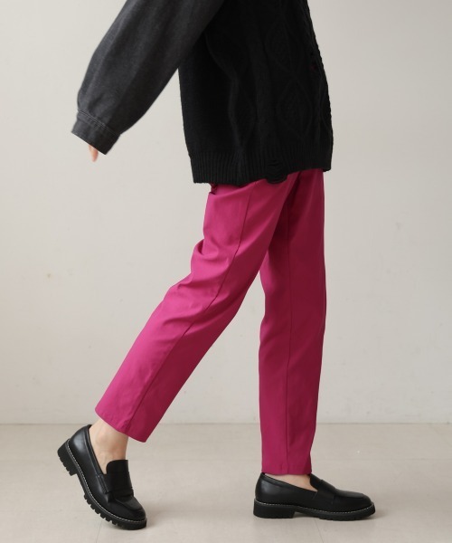 Bou Jeloud（ブージュルード）の「【36-40サイズ展開あり】ゆるっとHAKIYASE抗菌・防臭（その他パンツ・レディース・ブラック/ピンク/ブルー/オフホワイト・36/40/38）」の17枚目の写真