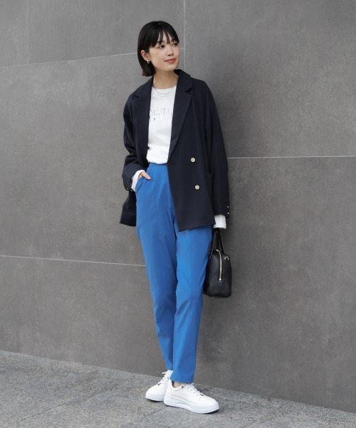 Bou Jeloud（ブージュルード）の「【36-40サイズ展開あり】ゆるっとHAKIYASE抗菌・防臭（その他パンツ・レディース・ブラック/ピンク/ブルー/オフホワイト・36/40/38）」の22枚目の写真