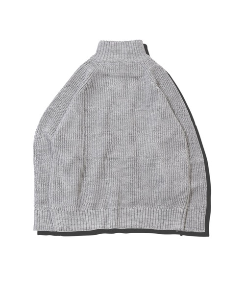 jiggys shop(ジギーズショップ)の「ハーフジップ あぜ編み 洗えるニット セーター(ニット/セーター・メンズ・ホワイト/ミックスグレー/ブラック・X-LARGE/LARGE/MEDIUM/SMALL)」の19枚目の写真