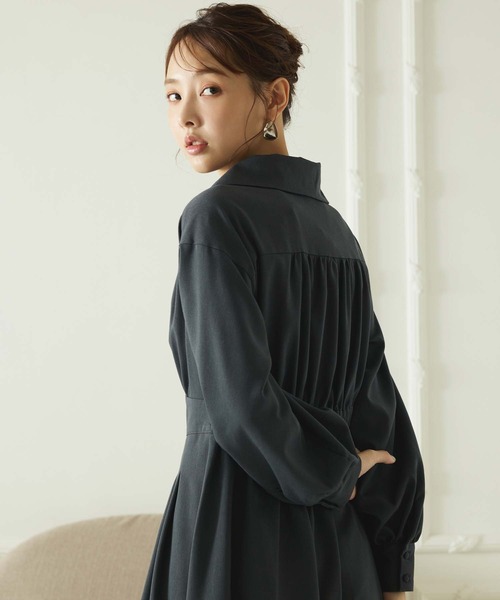 CPG ハーフジップワンピース レディース ゴルフ ワンピース ベージュ 完売 CPG ハーフジップワンピース レディース ゴルフ ワンピース