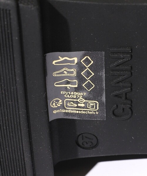 GANNI（ガニー）の「GANNI/ガニー CLEATED MID CHELSEA BOOTS / チェルシーブーツ（ブーツ・レディース・ブラック・36/37/38）」の10枚目の写真