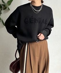 【WEB限定】 GENIAL刺繍ロゴトップス