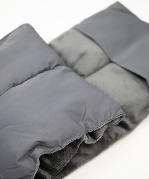 UNIVERSAL OVERALL（ユニバーサルオーバーオール）の「UOパﾌｧｰ差し込みﾏﾌﾗｰ（マフラー・レディース・ブラウン/グレー/ブラック・F）」の13枚目の写真