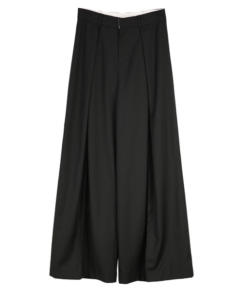 and it_（アンドイット）の「タックワイドパンツ（その他パンツ・レディース・グレー/ブラック・L/M/LL）」の12枚目の写真