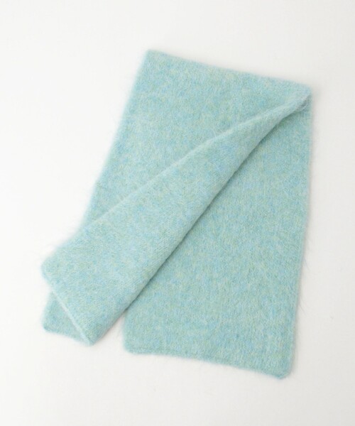 green label relaxing（グリーンレーベルリラクシング）の「アルパカ シャギー マフラー（マフラー・レディース・ライトブルー/オフホワイト/ライトグレー・FREE）」の16枚目の写真